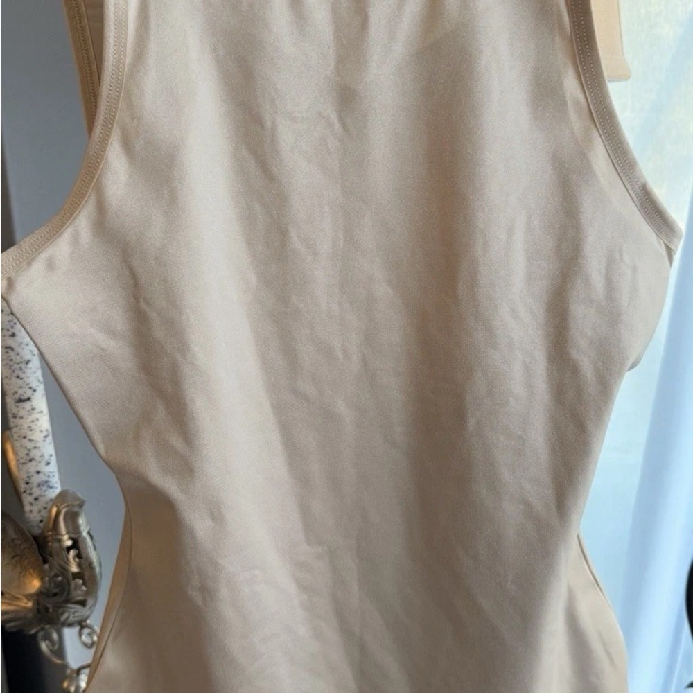 Ruby Ribbon Beige Shaping Camisole Tank Top